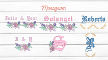 Load image into Gallery viewer, Monogrammed towels Embroidery/Personal Monogram/Monogram

