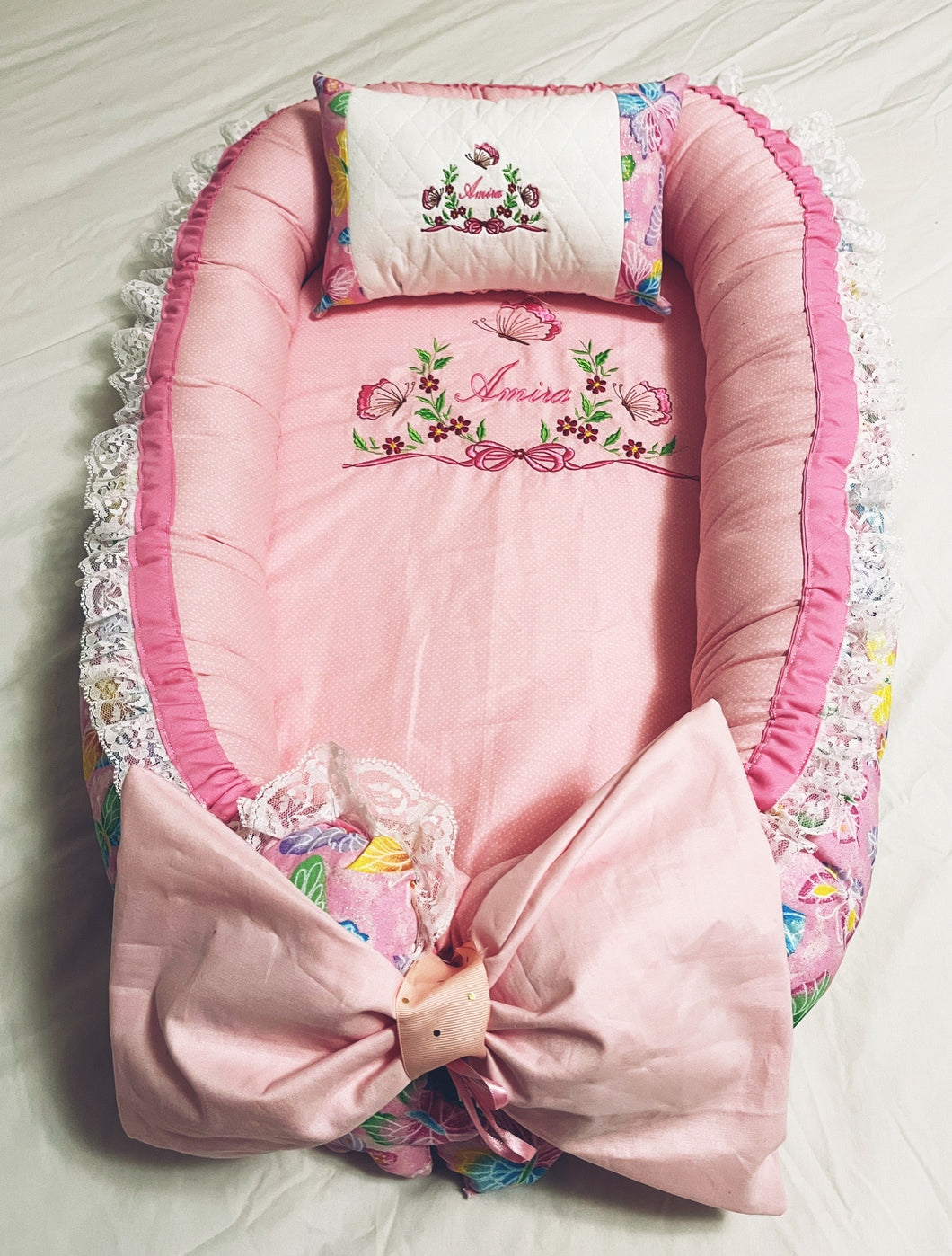 Baby Lounger Baby Nest  with Pillow /Baby Nest