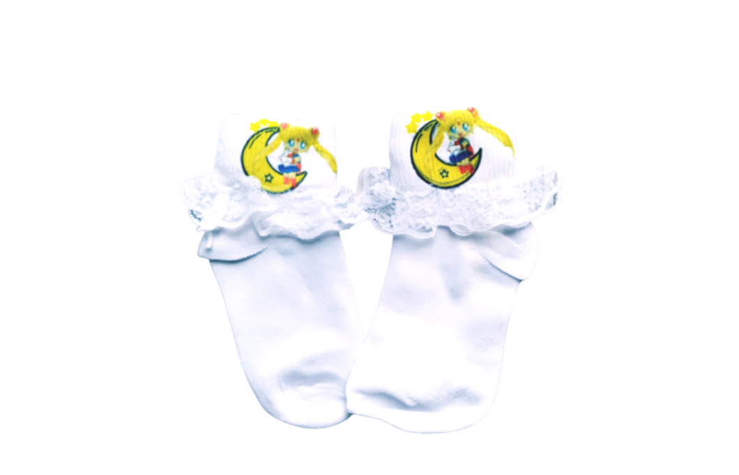 Sailor Moon Socks Toddler/Youth Sizes/ Sailor Moon/Sailor Moon Socks/Customer Kids/Baby Accessories